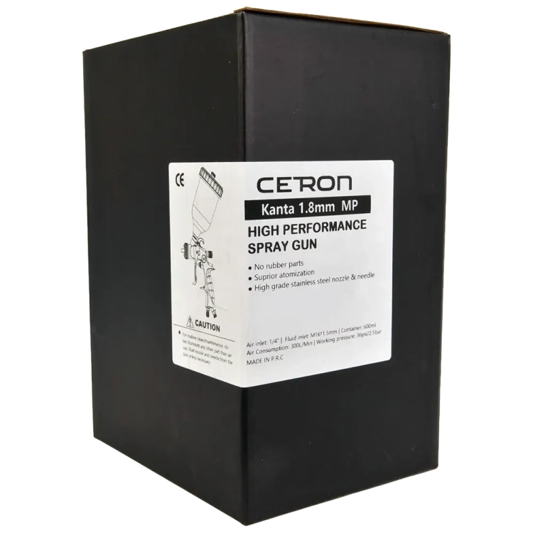 Pistolet lakierniczy Cetron Kanta 1.8 MP LVMP z kubkiem 600 ml
