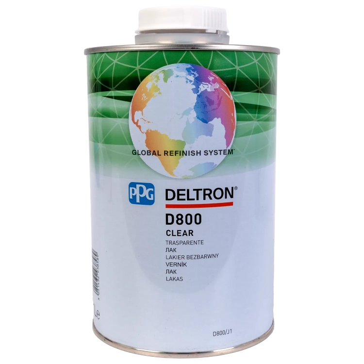 D800 Lakier bezbarwny + D802 utwardzacz kpl 1.5l PPG Deltron