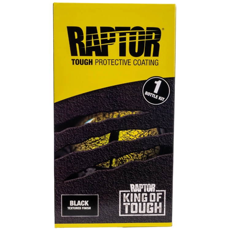 RAPTOR czarny natryskowy środek ochronny 1 L U-POL RLB/S1
