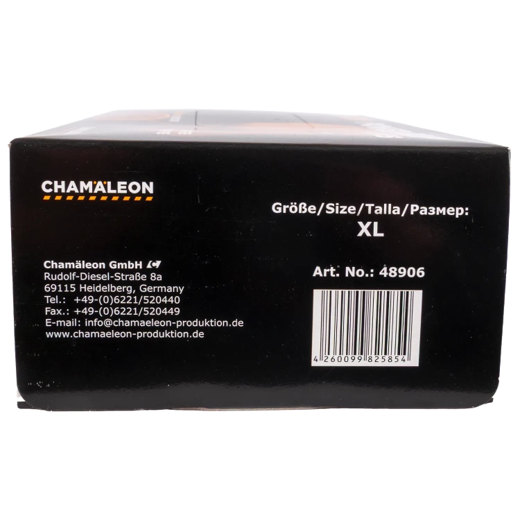 Rękawice nitrylowe Chamaleon Power Grip XL pomarańczowe 50szt