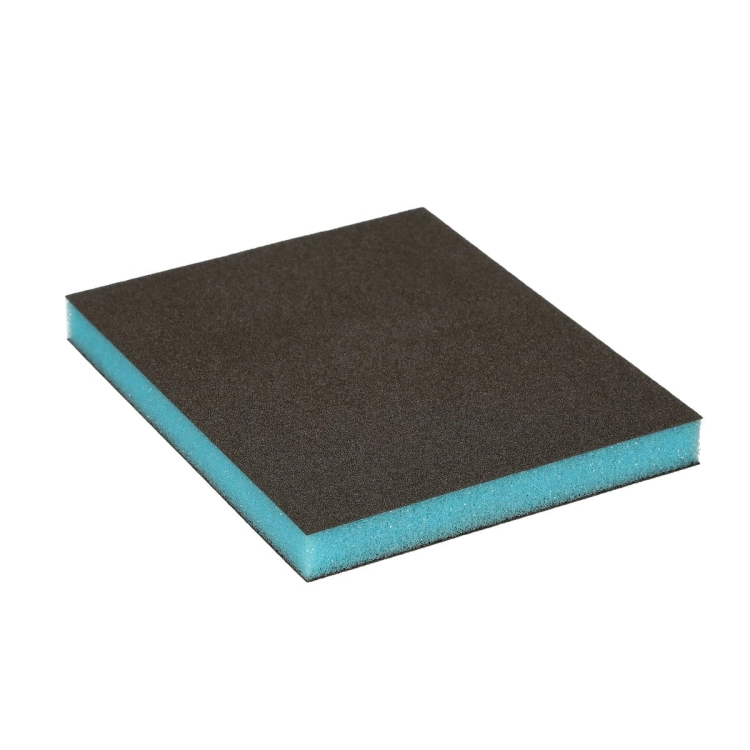 Gąbka ścierna dwustronna 124 x 98 mm, Ultra Fine NIEBIESKA P600-P800