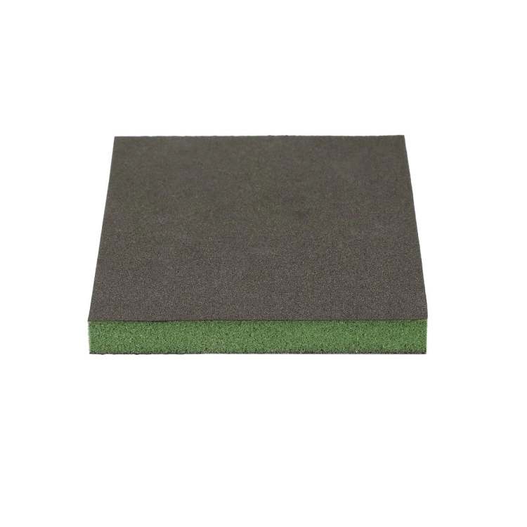 Gąbka ścierna dwustronna 124 x 98 mm Super fine ZIELONA P500-P600