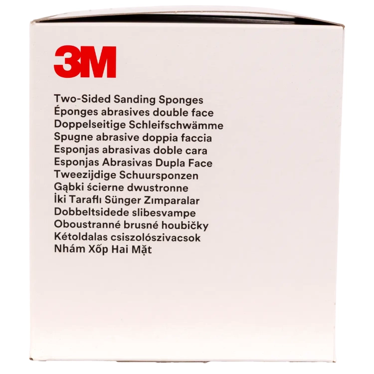 Gąbka ścierna dwustronna Micro Fine 124x98 mm P1000–P1200 szara 3M 23812