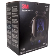 Maska lakiernicza pełnotwarzowa 3M Secure Click FF-803 "L" ochronna