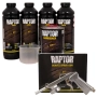 Raptor Zestaw 4 butelki do barwienia Transparentny natryskowy środek ochronny U RLT/S4 + pistolet