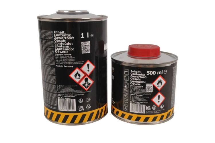 Lakier bezbarwny HS LOW VOC Chamaleon 166 1L z utwardzaczem Chamaleon 226 0.5 L