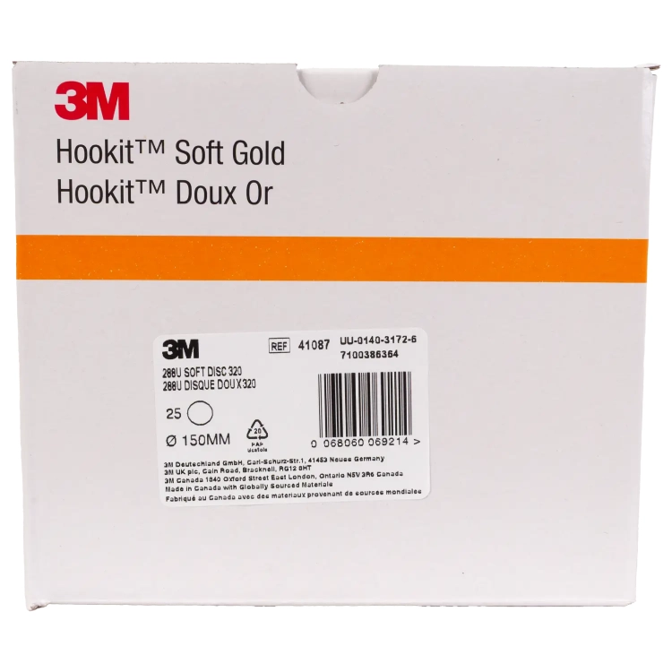 Krążek ścierny 3M Hookit Soft Gold 288U 150 mm P320 15-otworowy 3M 41087