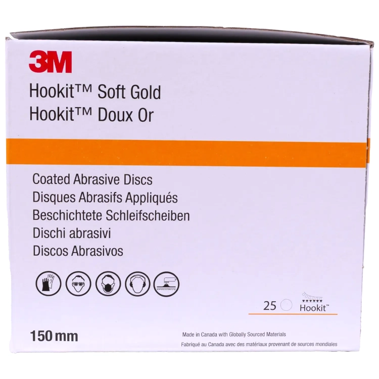 Krążek ścierny 3M Hookit Soft Gold 288U 150 mm P800 15H 3M 41092