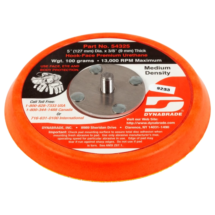 Podkładka szlifierska bez otworów 127 mm 10 mm średnia Dynabrade 54325