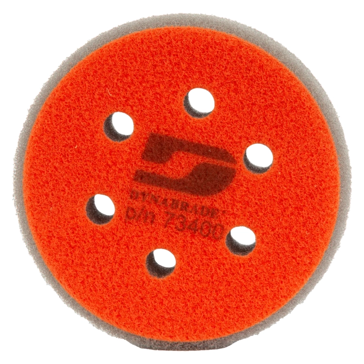 Gąbka polerska 80 mm szara Hard 6 otw. Dynabrade 73400
