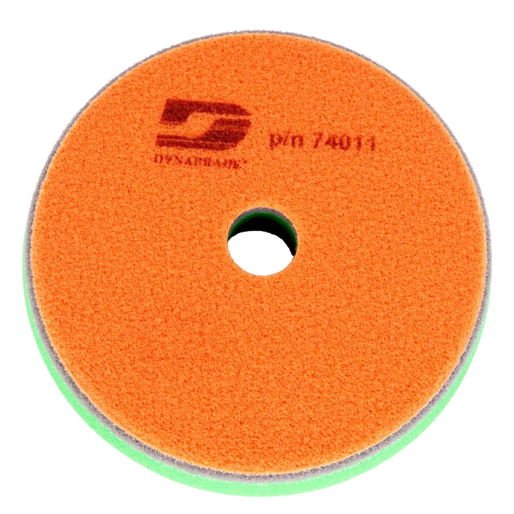 Gąbka polerska 138 mm zielona średnia 1 otw. Dynabrade 74011