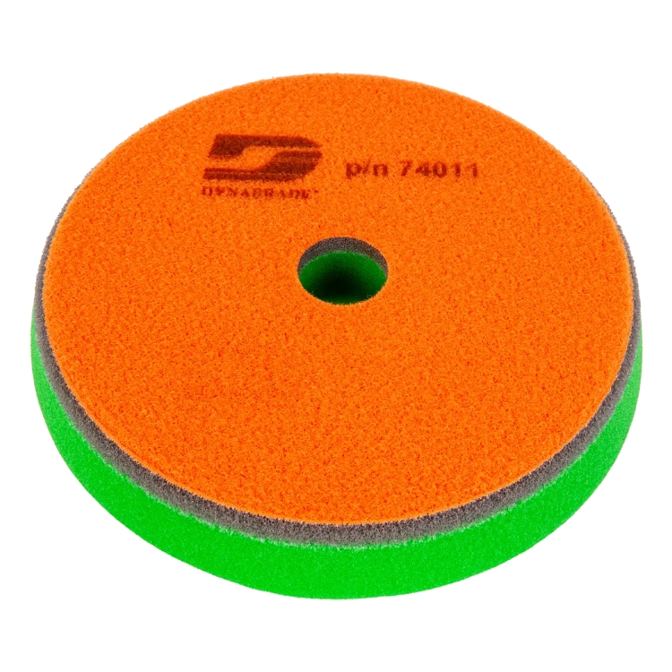 Gąbka polerska 138 mm zielona średnia 1 otw. Dynabrade 74011