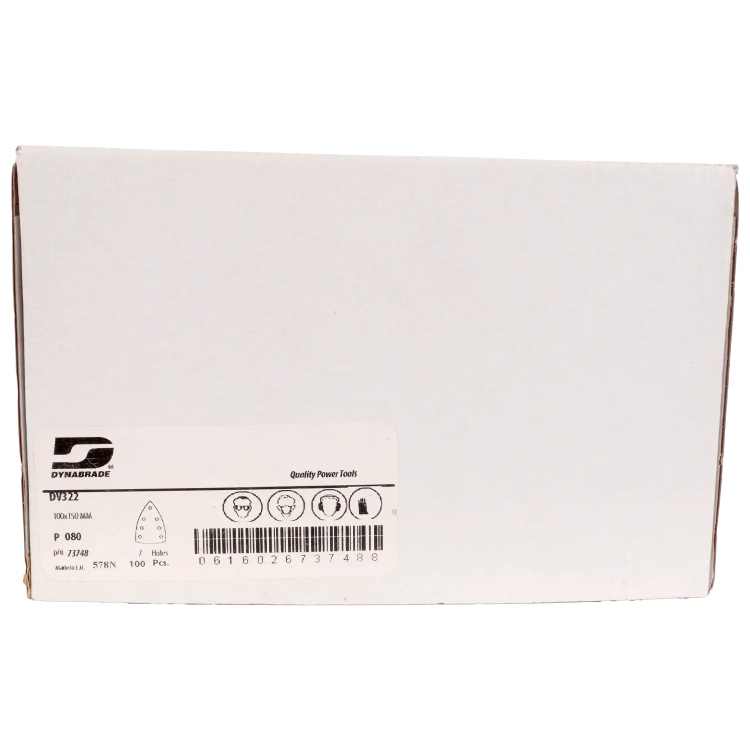 Dysk ścierny DELTA 100x150 mm P80 7 otworów Dynabrade 73748
