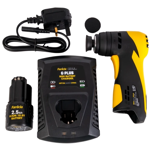 Zestaw z mini szlifierką akumulatorową G Plus Farecla 66254427054