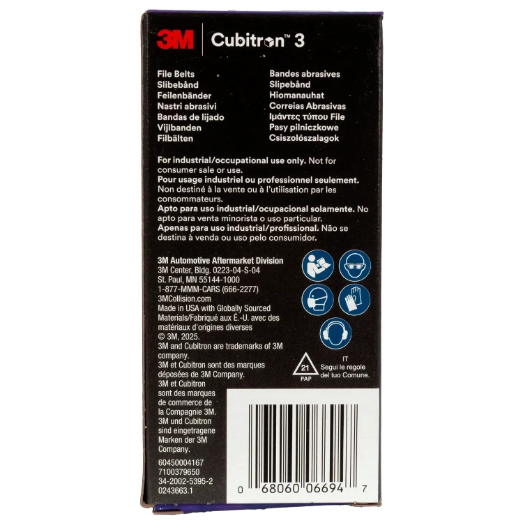 Pas ścierny CUBITRON III 10x330 mm 60+ 3M 33480