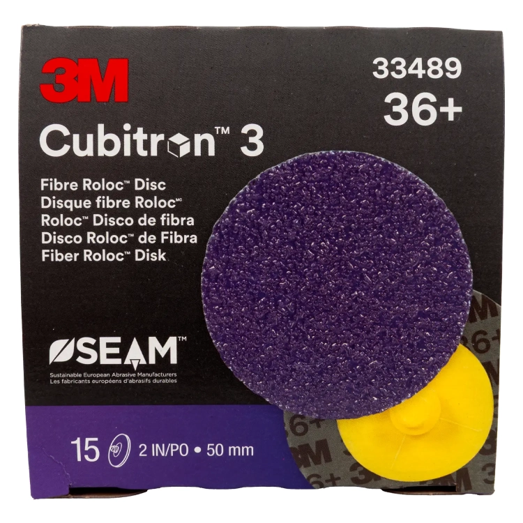 Krążek fibrowy CUBITRON III Roloc 50 mm 36+ 3M 33489