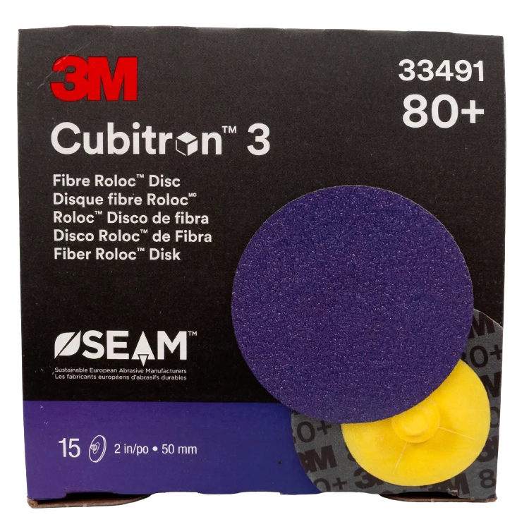 Krążek fibrowy CUBITRON III Roloc 50 mm 80+ 3M 33491