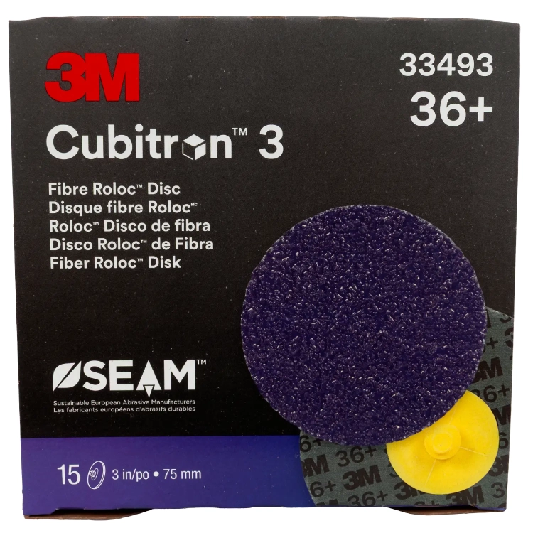 Krążek fibrowy CUBITRON III Roloc 75 mm 36+ 3M 33493