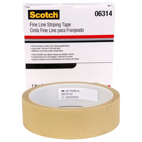 Taśma wielopaskowa do precyzyjnego maskowania 25,4 mm x 13,9 m 3M Scotch Fine Line 06314