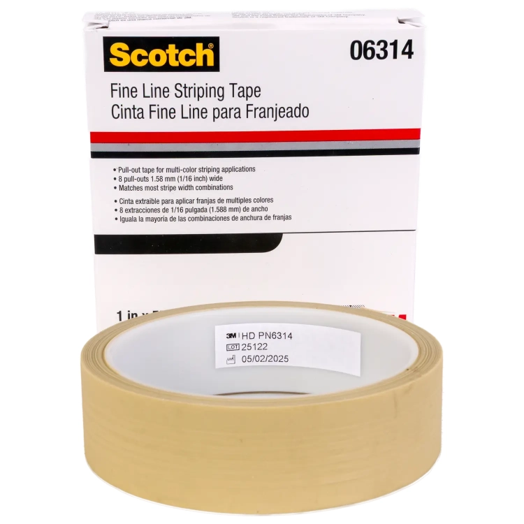 Taśma wielopaskowa do precyzyjnego maskowania 25,4 mm x 13,9 m 3M Scotch Fine Line 06314