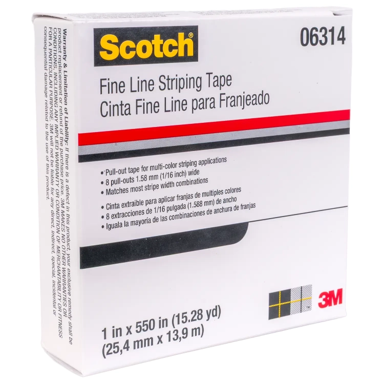 Taśma wielopaskowa do precyzyjnego maskowania 25,4 mm x 13,9 m 3M Scotch Fine Line 06314