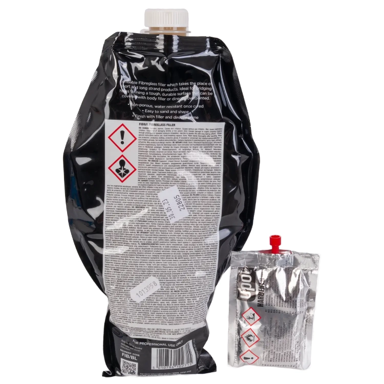 Szpachla z włóknem szklanym 880 ml U-POL Fibral FIB/BL