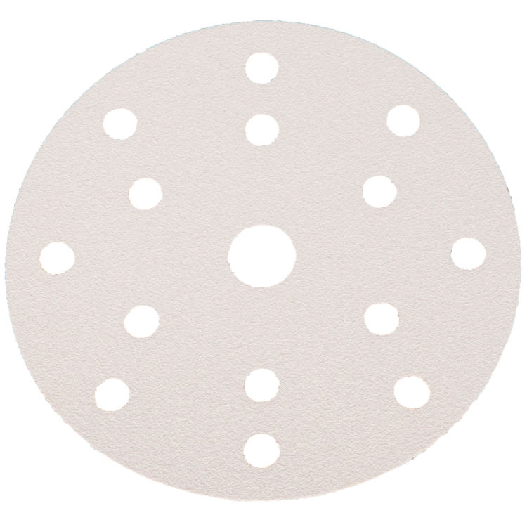 Indasa Krążki ścierne na rzep WHITE 150/15H P80 92300