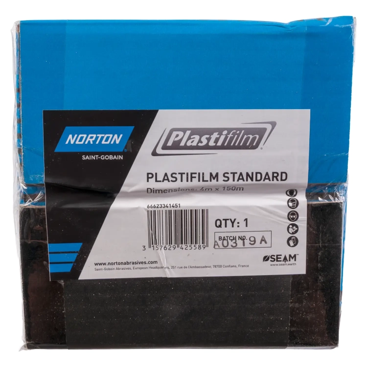 Folia maskująca lakiernicza Plastifilm Standard 4 m × 150 m, 9 µm Norton 66623341451