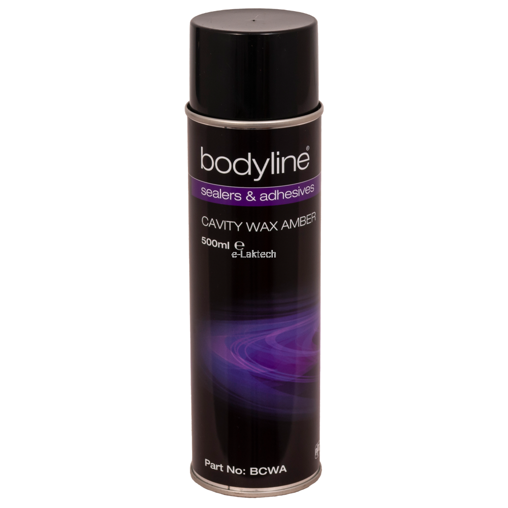 Wosk do profili zamkniętych bursztynowy w sprayu 500 ml Bodyline BCWA