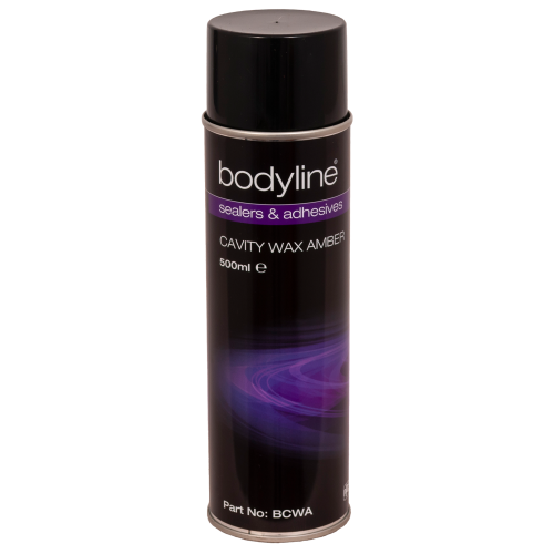 Wosk do profili zamkniętych bursztynowy w sprayu 500 ml Bodyline BCWA