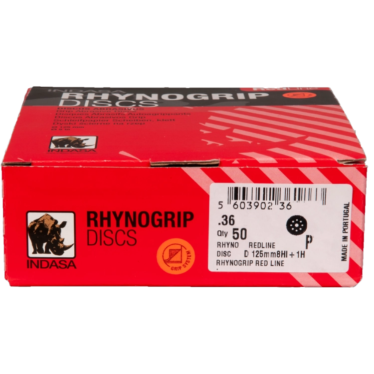 Indasa Krążki ścierne na rzep R/L 125 9H P150