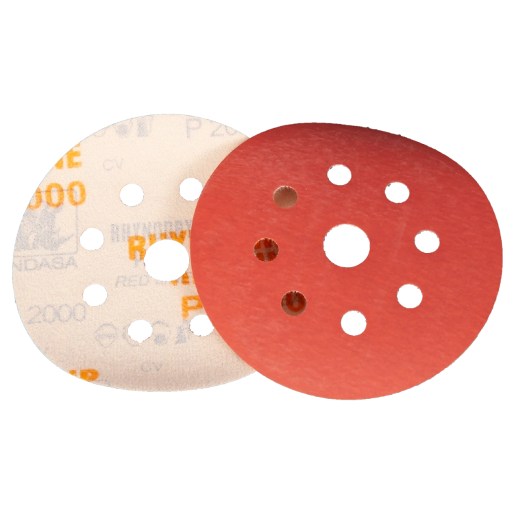 Indasa Krążki ścierne na rzep R/L 125 9H P80