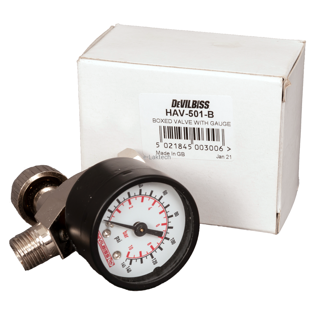 Reduktor z manometrem DeVilbiss HAV-501-B