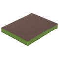 Indasa Gąbka ścierna dwustronna 98x120x13 Super Fine (zielona)