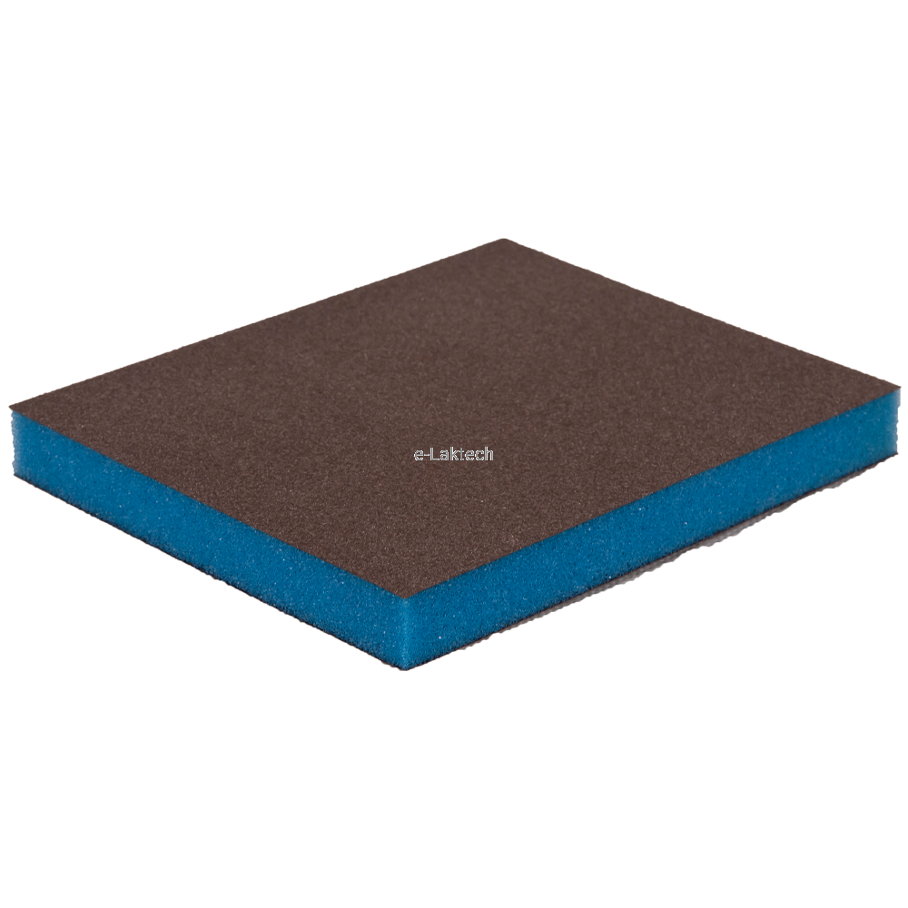 Indasa Gąbka ścierna dwustronna 98x120x13 Ultra Fine (niebieska)