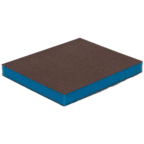 Indasa Gąbka ścierna dwustronna 98x120x13 Ultra Fine (niebieska)