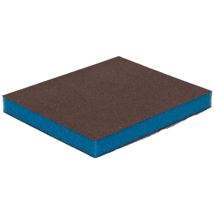 Indasa Gąbka ścierna dwustronna 98x120x13 Ultra Fine (niebieska)
