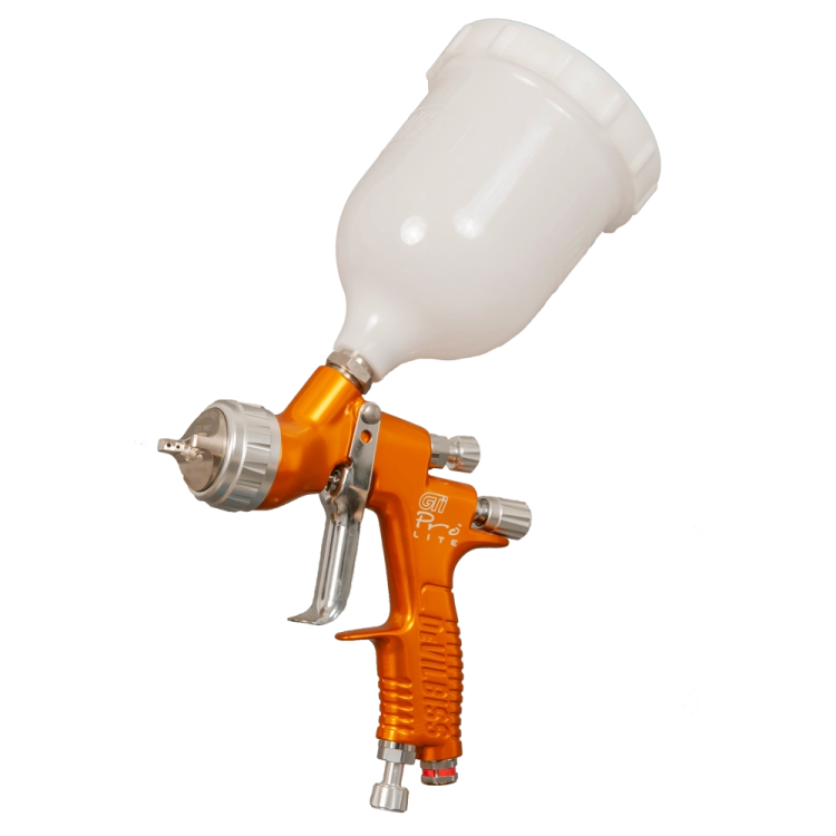 Pistolet lakierniczy GTI PROLITE dysze 1,2 + 1,3 TE10 Złoty