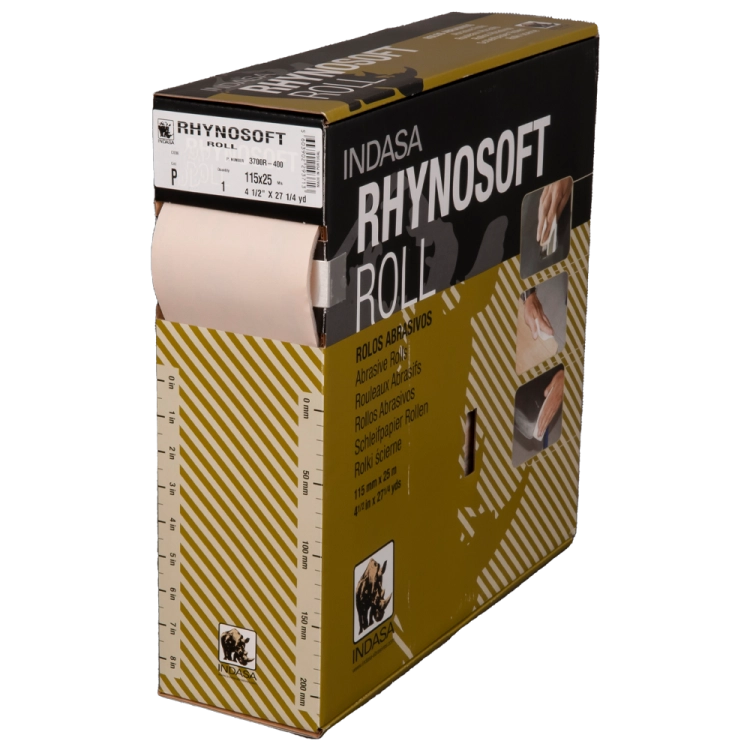 Indasa papier ścierny na gąbce SOFT 115mmx25m P400 293713
