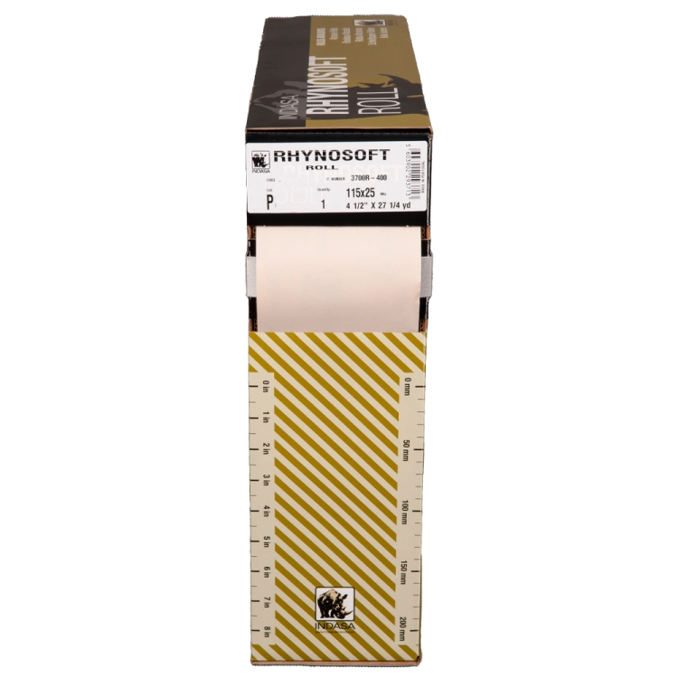 Indasa papier ścierny na gąbce SOFT 115mmx25m P400 293713
