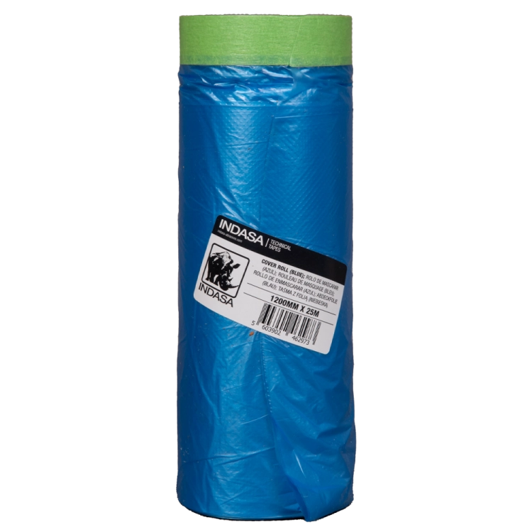 Folia maskująca z taśmą 1200 mm x 25 m Indasa 462973