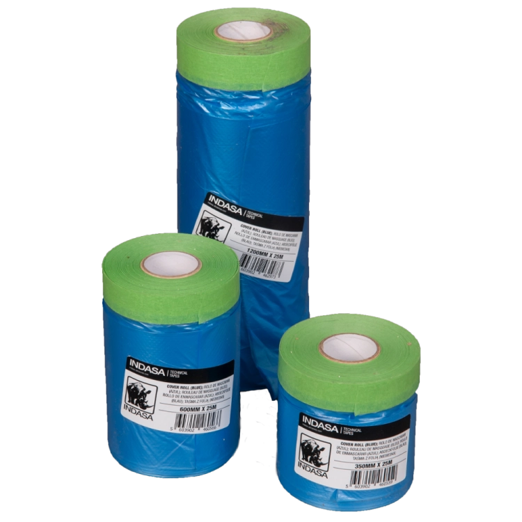 Indsa Taśma z folią 1200mm x 25m (niebieska) 462973