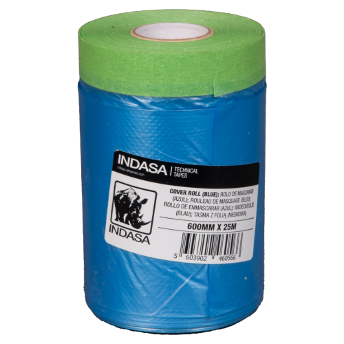 Folia maskująca z taśmą 600 mm x 25 m Indasa 449592