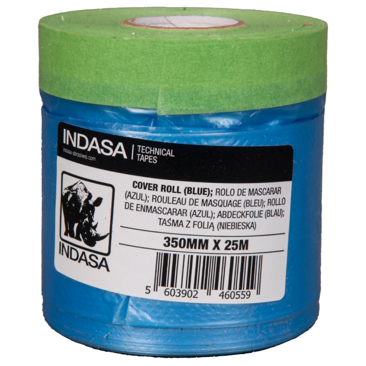 Indasa Taśma z folią 350mm x 25m (niebieska) 449585