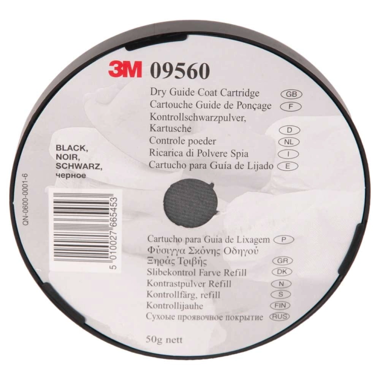 Puder kontrolny wkład czarny 50g 3M 09560