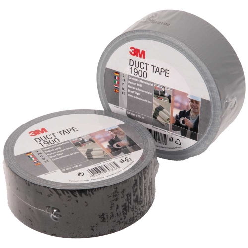 Taśma Duct Tape 50mm x 50m CZARNA 3M 01900C