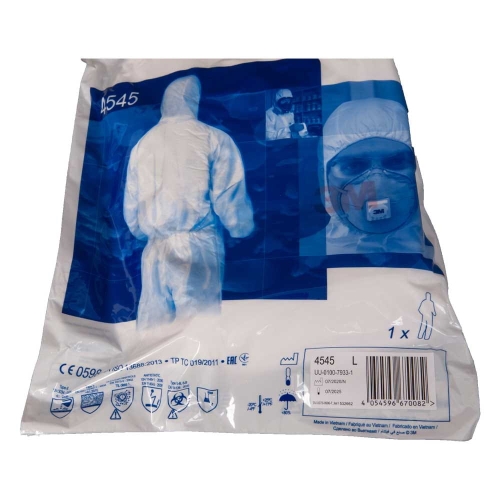 Kombinezon ochronny 4545 biały L