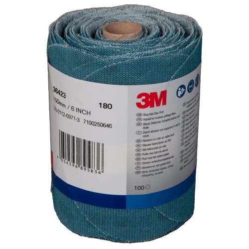 Krążki ścierne na siatce Blue Net 325U 150/ P180 3M 36423 - 100 szt.