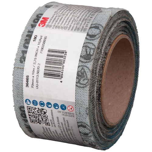 3M 36465 Pas ścierny na siatce Blue II 70mm x 10m 180+