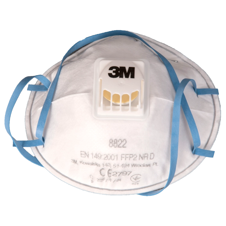 3M 08822 Półmaska przeciwpyłowa 8822 klasa P2
